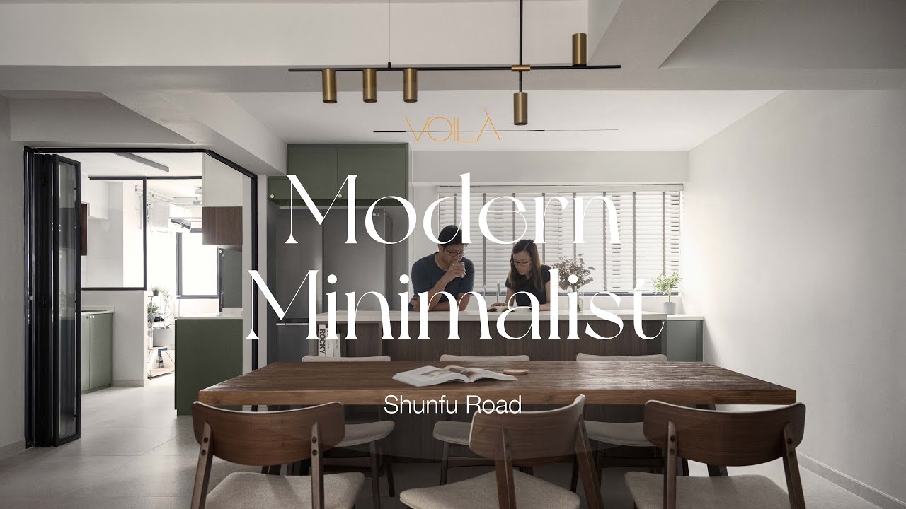 Современный минималистичный дизайн интерьера от VOIL&Agrave; | Shunfu Road