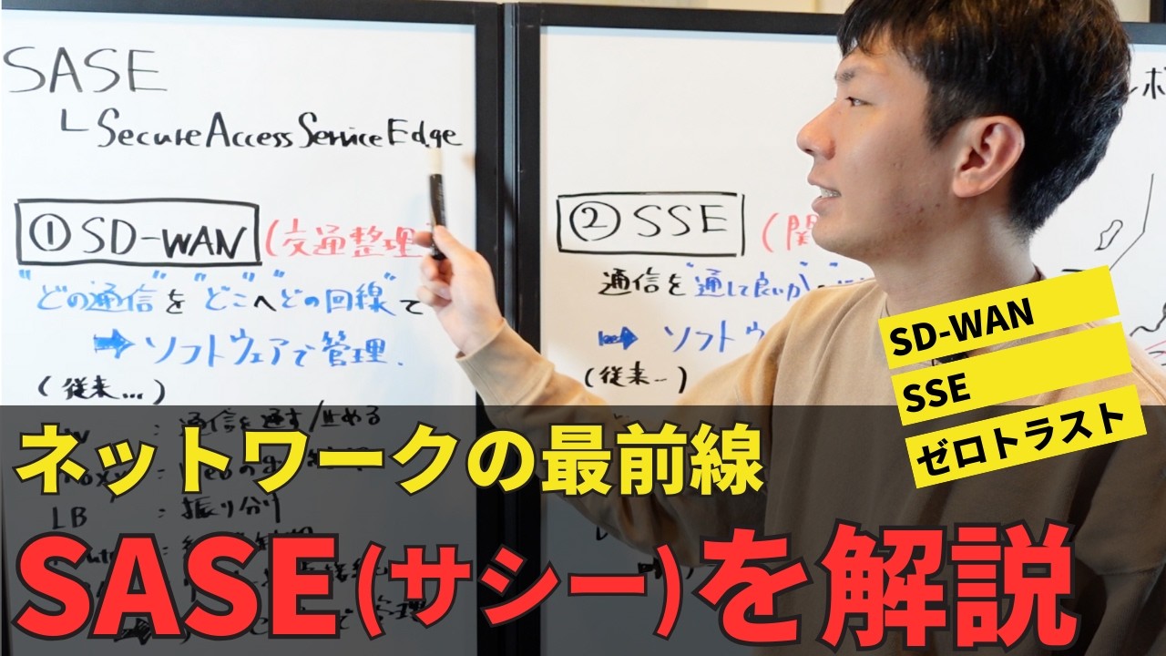 SASEを最短理解！企業ネットワークの正解とネットワークエンジニアの生存戦略