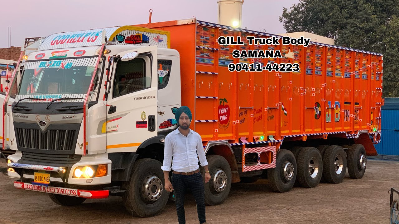 MAHINDRA 16 wheeler BLAZO X49 2020 TRUCK REVIEW By #Gilltruckbody