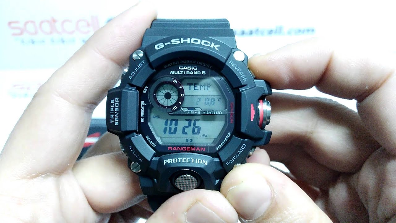 Casio G-shock Rangeman GW-9400-1DR inceleme ayarlama