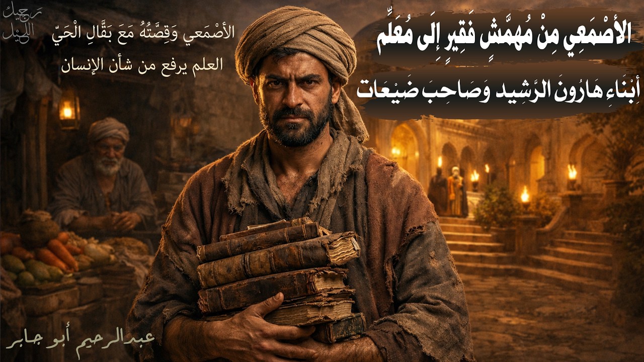 استهزأوا من علمه… فصار يدرس في قصر الخليفة | قصة الأصمعي  و هارون الرشيد