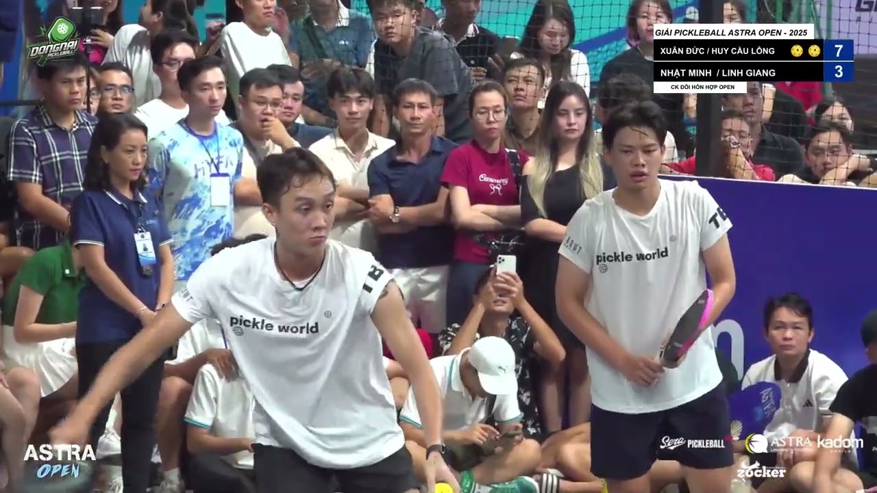 🏆CHUNG KẾT ĐÔI OPEN - Trịnh Linh Giang/ Nhật Minh 🆚 Xuân Đức/ Huy cầu lông - Giải ASTRA Open