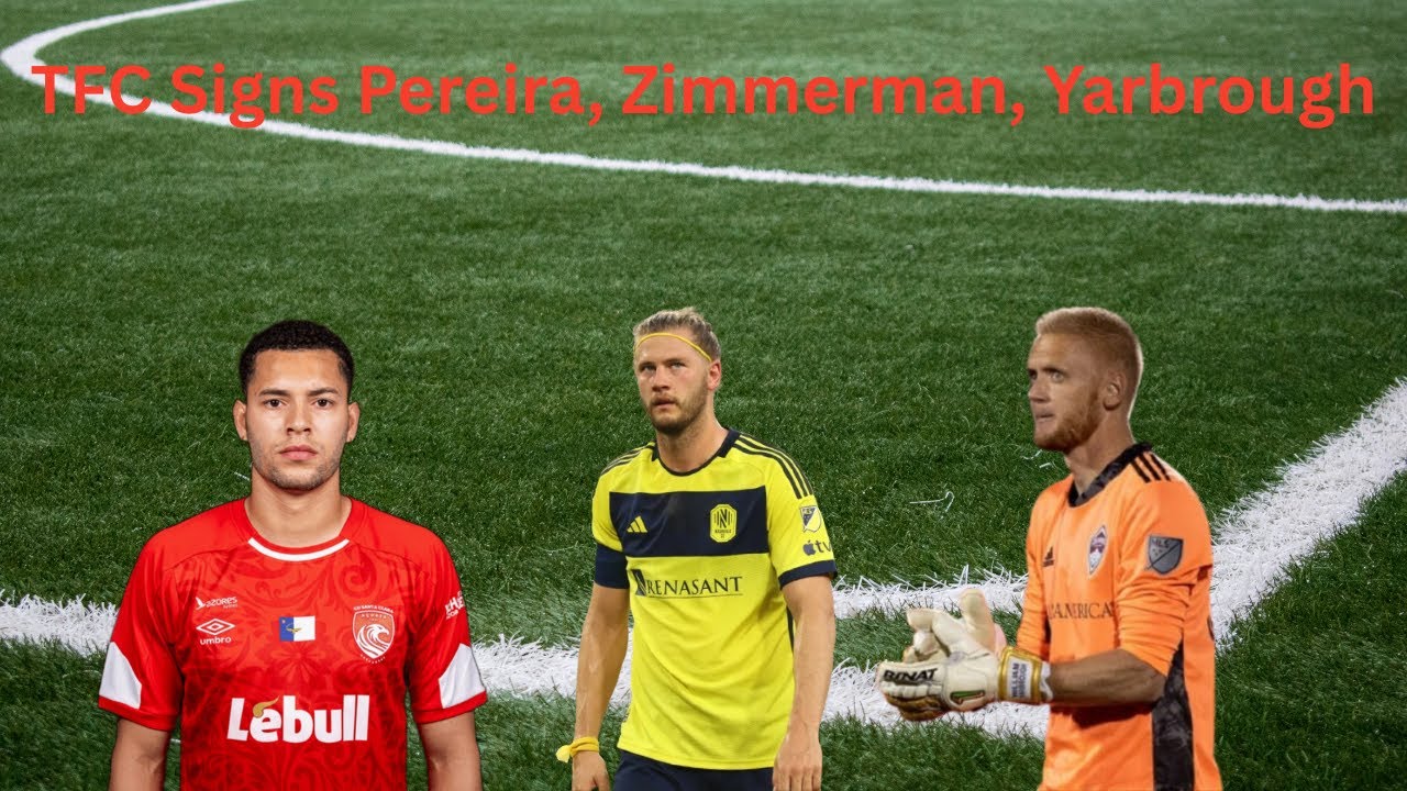 Toronto FC Signs Matheus Pereira, Walker Zimmerman, and William Yarbrough