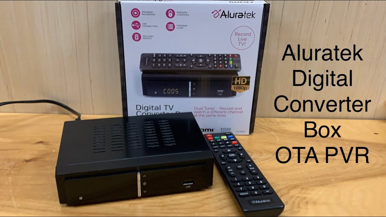 Обзор и руководство по цифровому конвертеру Aluratek и PVR | Запись телепередач через антенну OTA