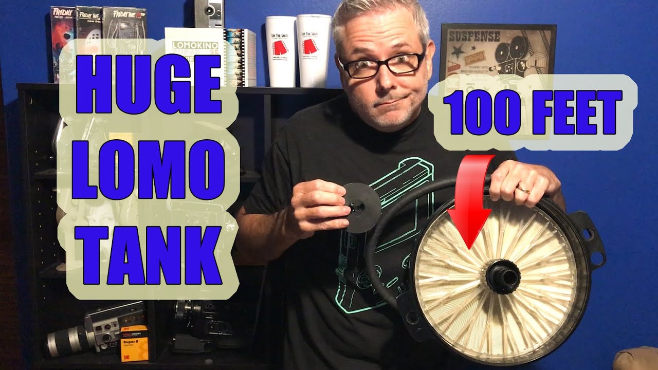 Let's Load 100' of 16mm Continuous Film / HUGE LOMO PROCESSING TANK