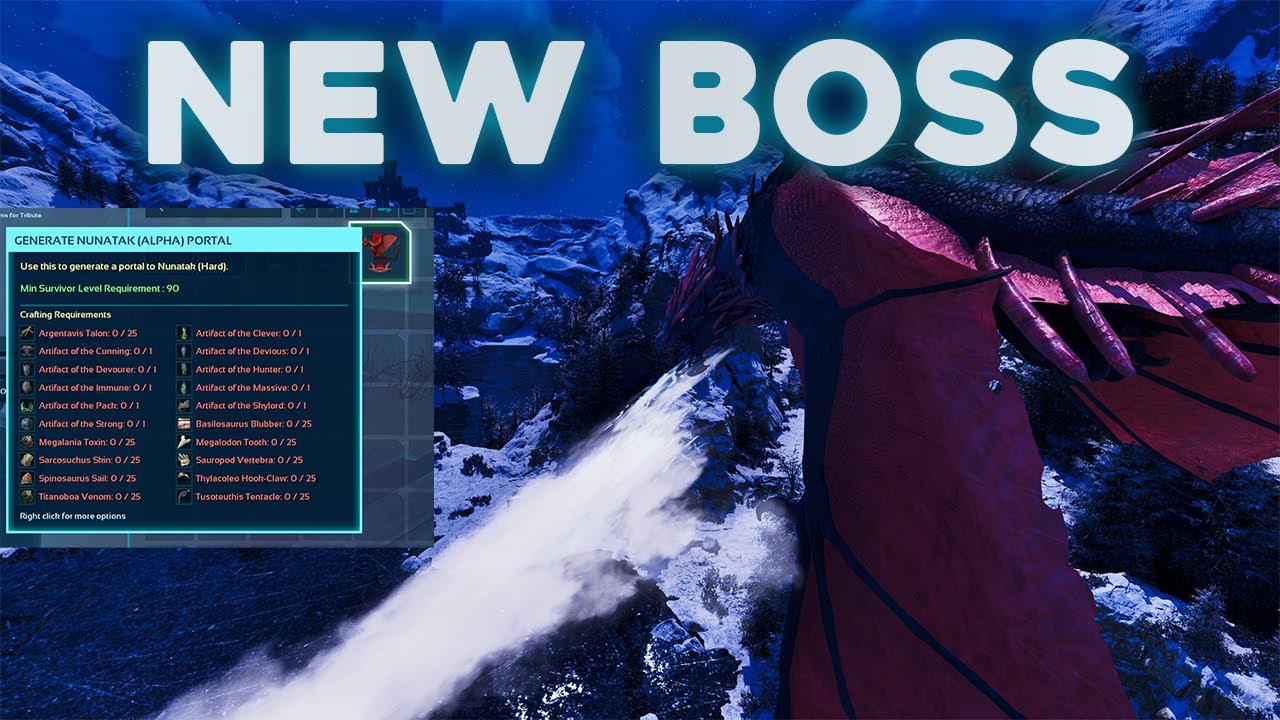 FIRST Time Fighting the NEW Ragnarok Boss Fight! ASA Ark Survival Ascended