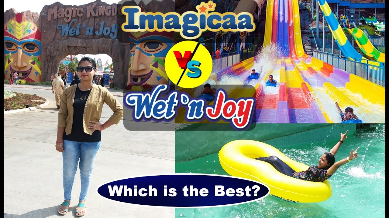 Imagica vs Wet n Joy Water Park - All Rides || India Largest Waterpark || Aqua Imagica Waterpark
