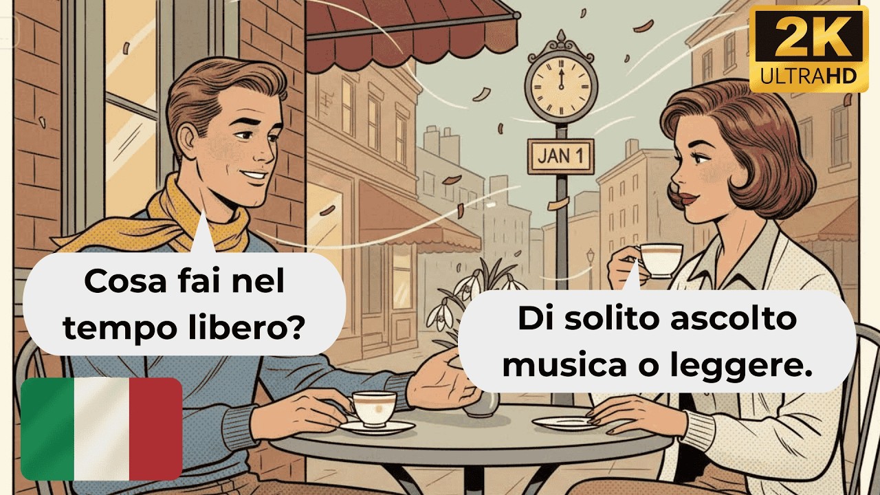 60 Minutes of Daily Italian Dialogues for beginners | Learn Italian Easy With Real Life Conversation