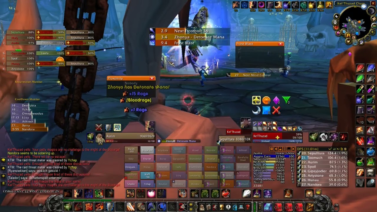 WoW Nostalgia - [SolidCore] Naxxramas 60 Kel'Thuzad (Protection Warrior POV)