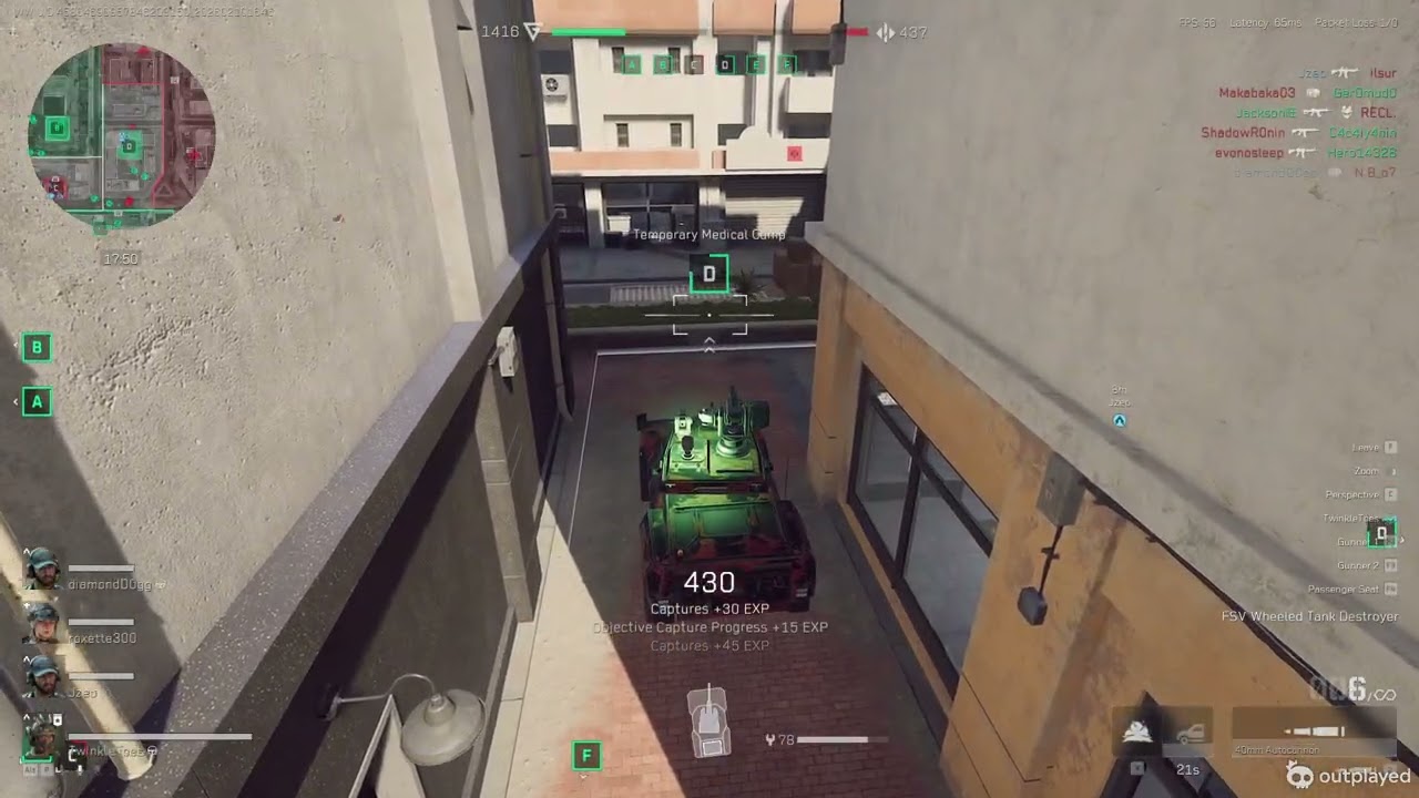 First time playing aftershock map against friends (KOH)