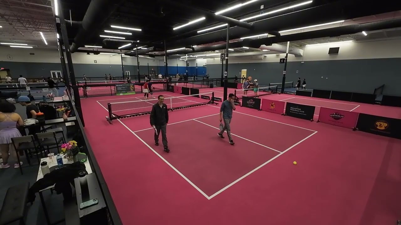 3/3/26 Pickleball Kevin/Chris vs Julie/Angus at Bellevue Pickleball Club