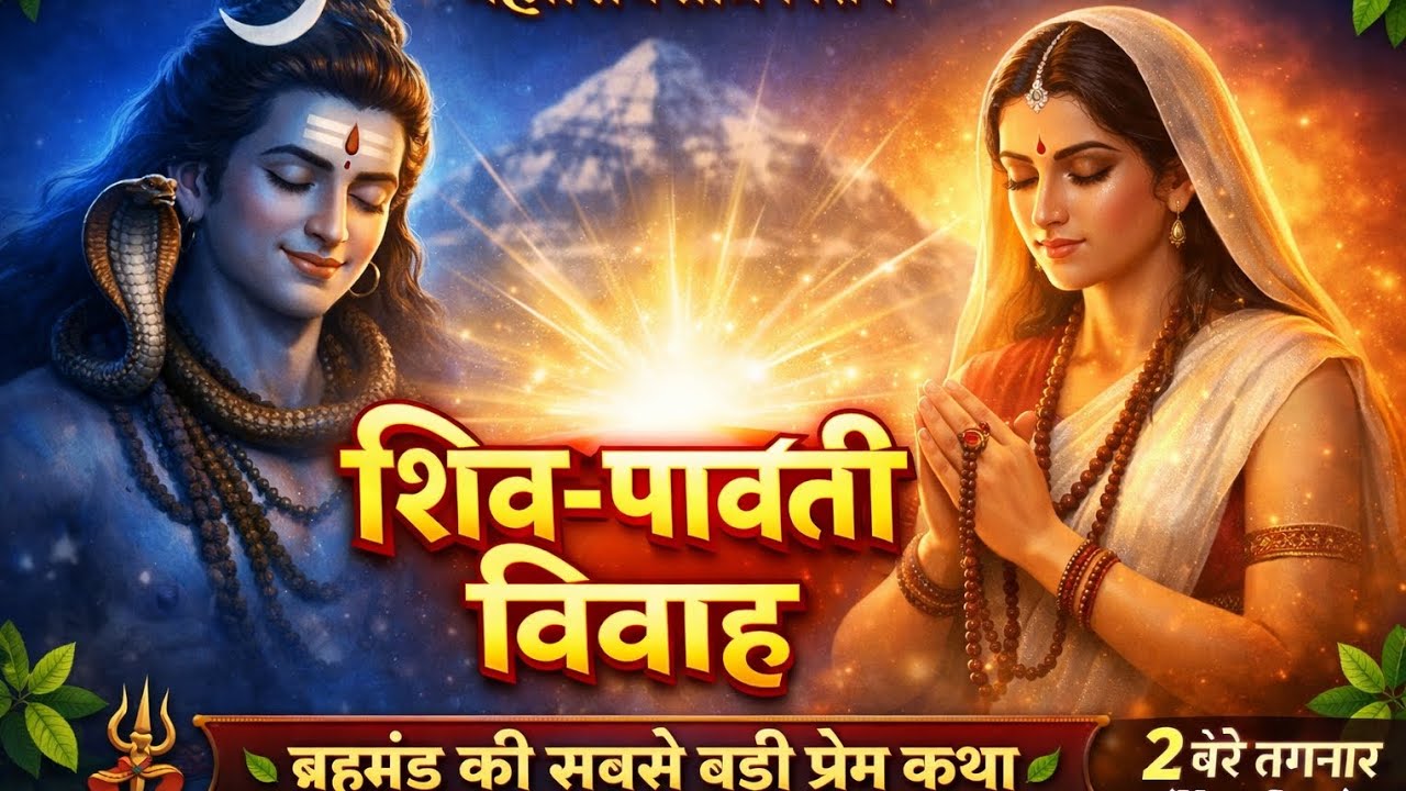 महाशिवरात्रि व्रत कथा: शिव-पार्वती विवाह की संपूर्ण और अलौकिक गाथा |#viral  Mahashivratri Katha2026