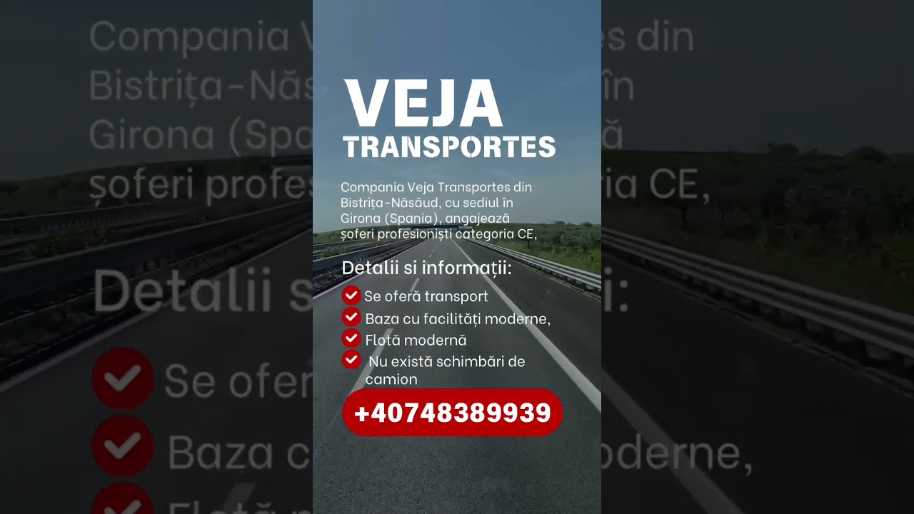 Veja Transportes Angajeaza Soferi Profesionisti