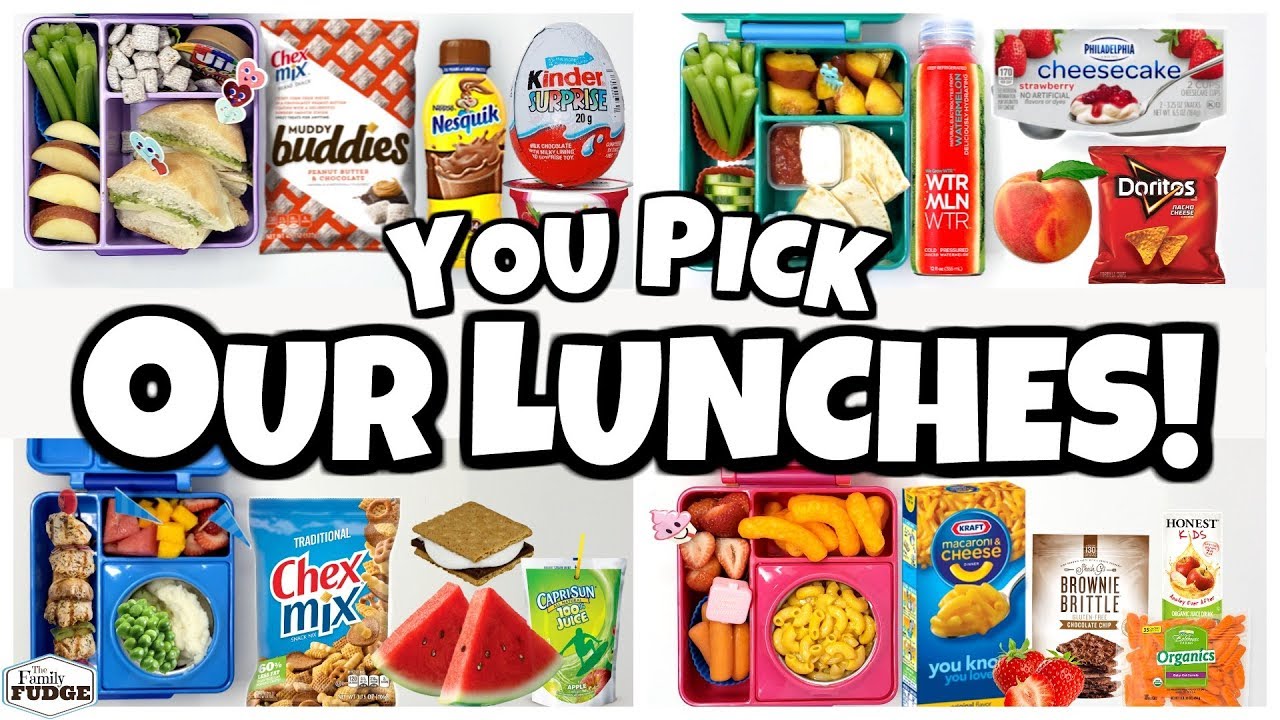 DIY SMORES Hack 🔥 You CHOOSE Our Lunches 🍎 Bunches Of Lunches