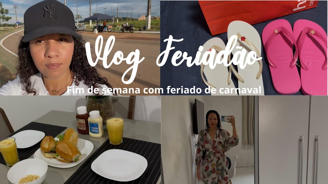 Vlog do feriadão + churrasco + noite do hambúrguer + comprinha 