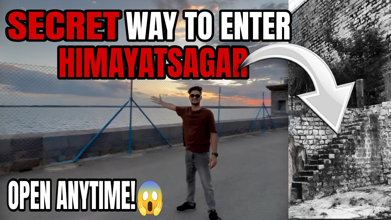 Himayat Sagar Lake ka Secret Entrance 🤫 | Explorewithtalha |