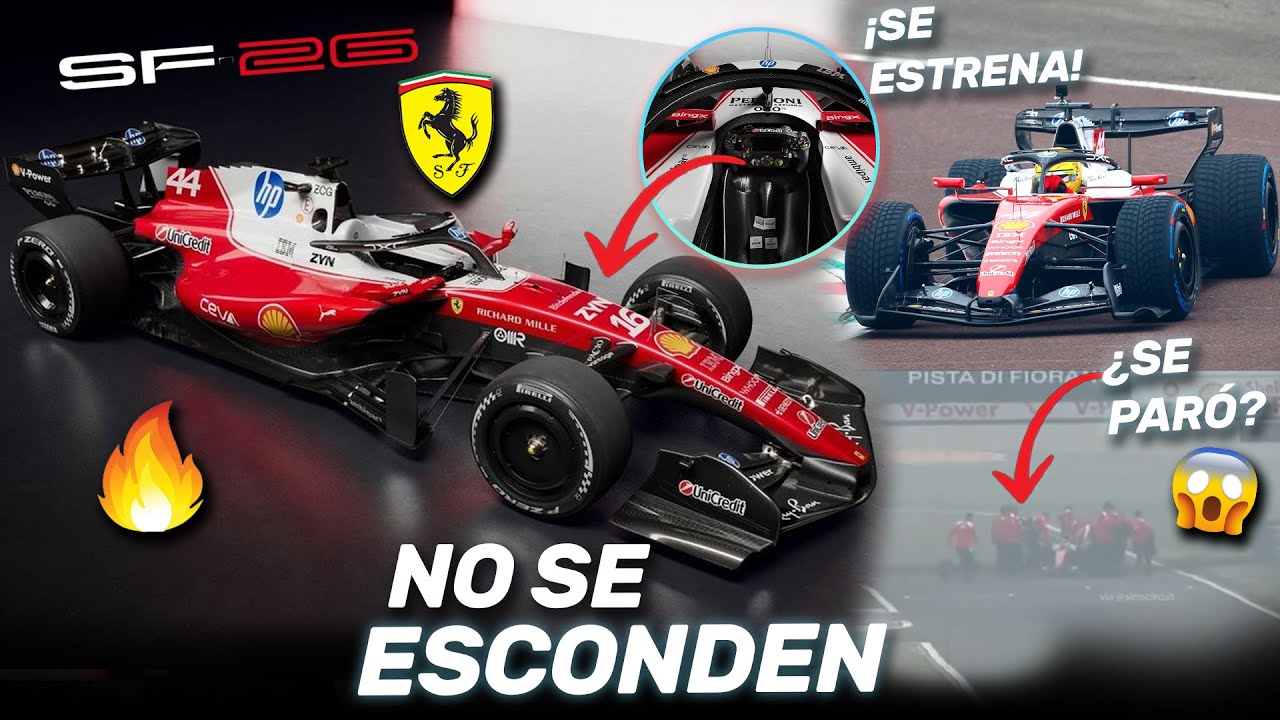 ¡¡SORPRENDE!! FERRARI PRESENTA su NUEVO SF26 y... ¡lo ESTRENA!