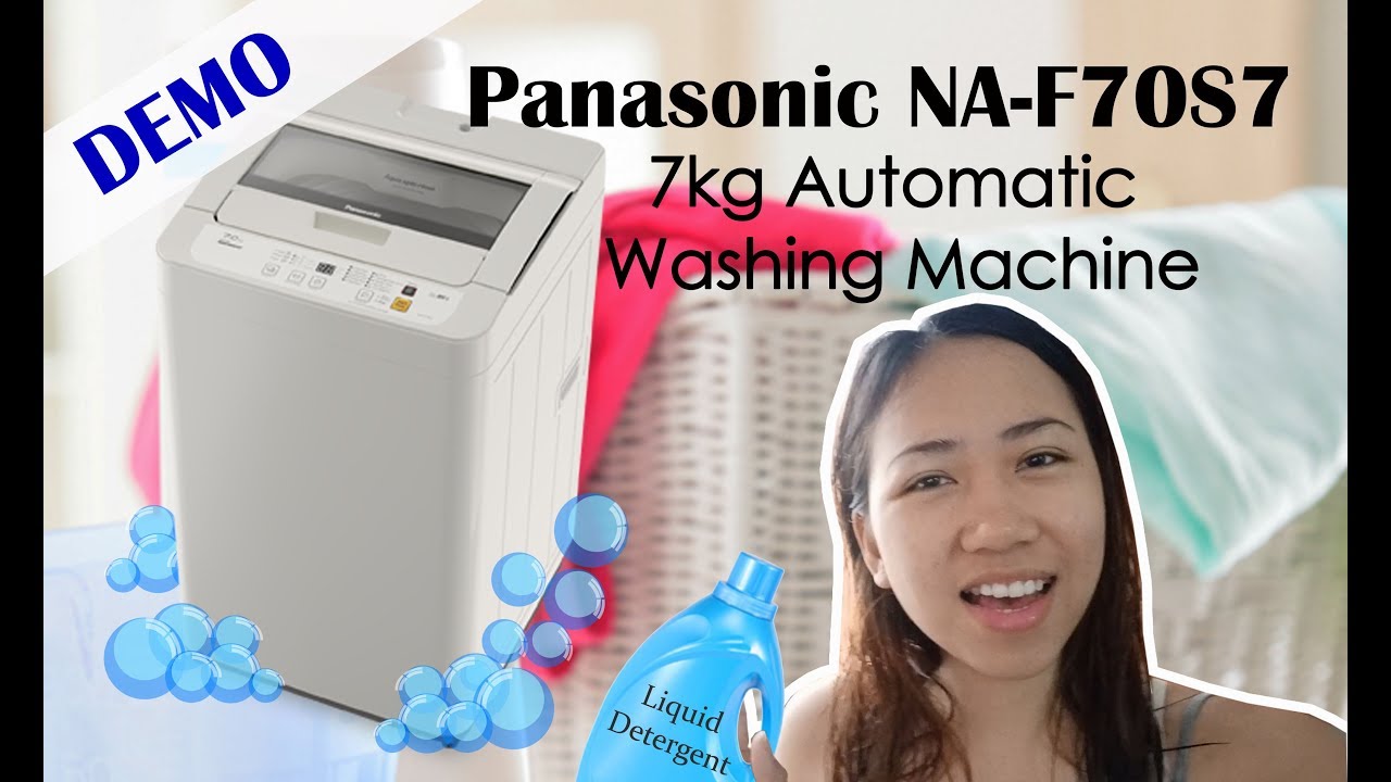 VLOG #19: How to use Panasonic NA-F70S7 Automatic Washing Machine / DEMO ♥ The Newbie Mommy ♥