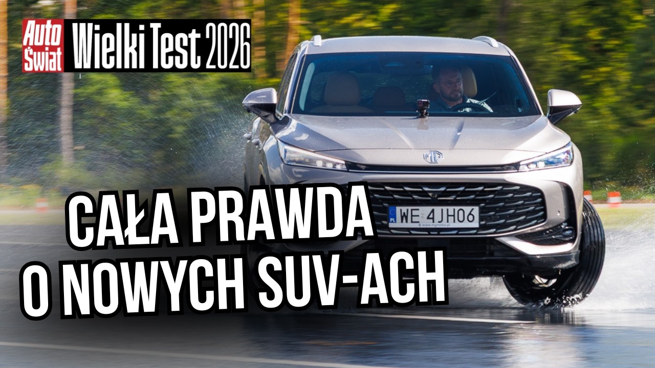 WIELKI TEST POKAZAŁ PRAWDĘ O NOWYCH SUV-ACH. DWA WYPADŁY Z ZAKRĘTU, JEDEN SKOSIŁ BALON