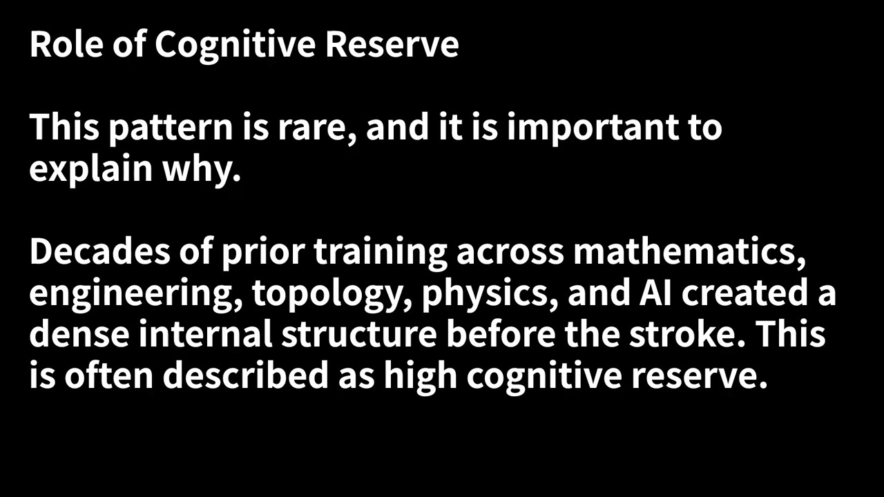 Self-Observation of Cognitive Expansion with Concurrent Memory Loss During Six... (No.1496)