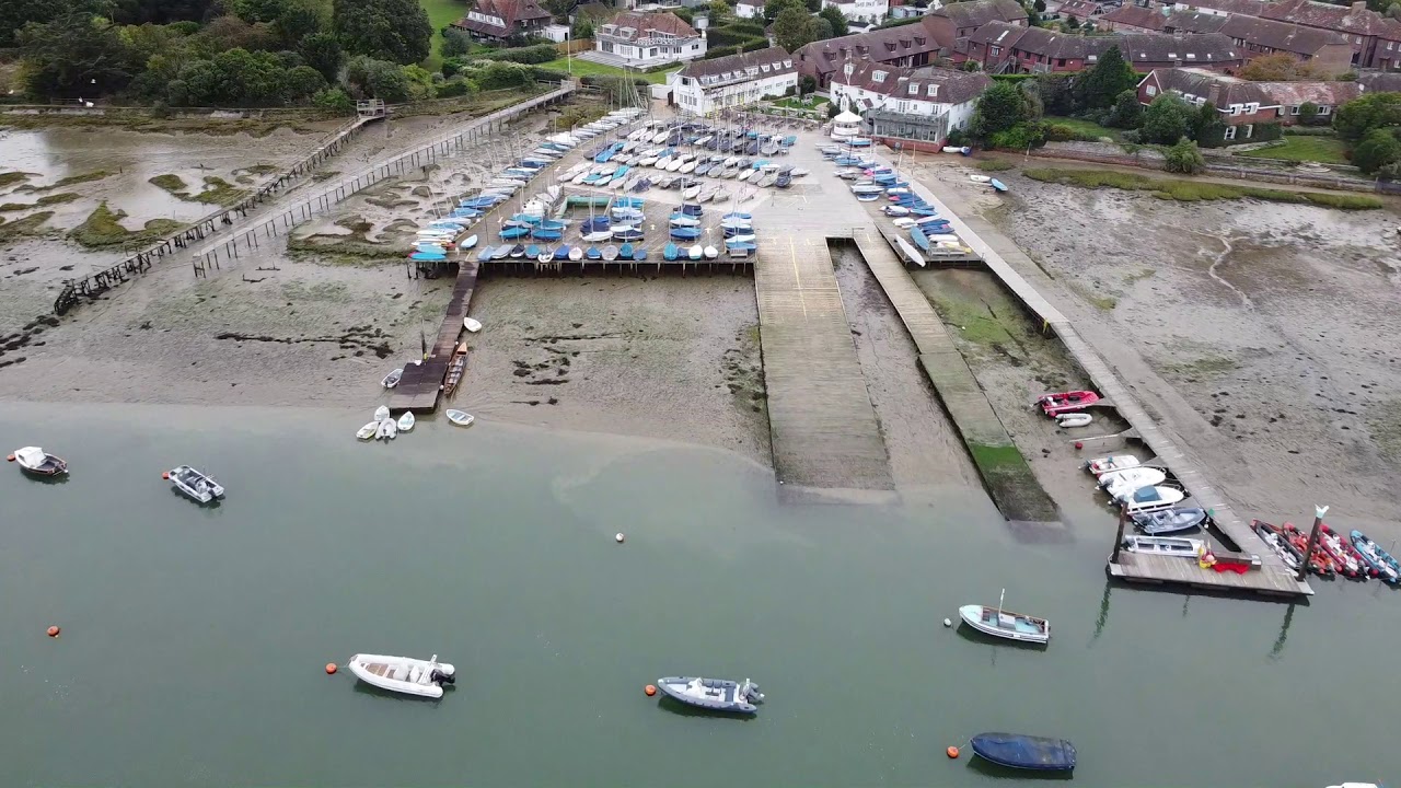 chichester harbour from above