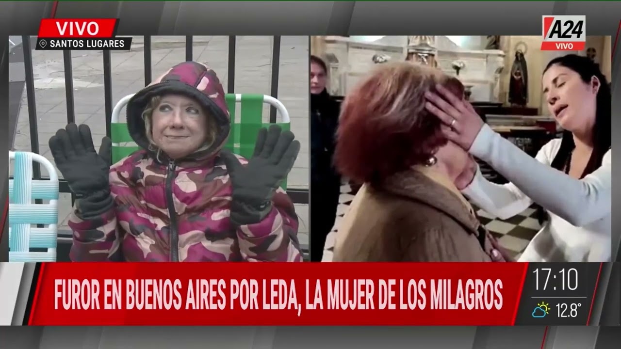 Leda, la mujer que cura mediante imposición de manos, llegó a Santos Lugares 🙏