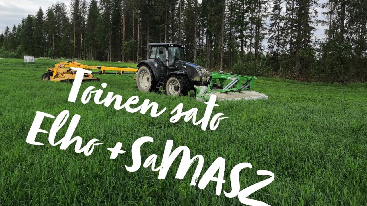Heinänkaatoa Puolalais- kotimaisella niittoyhdistelmällä