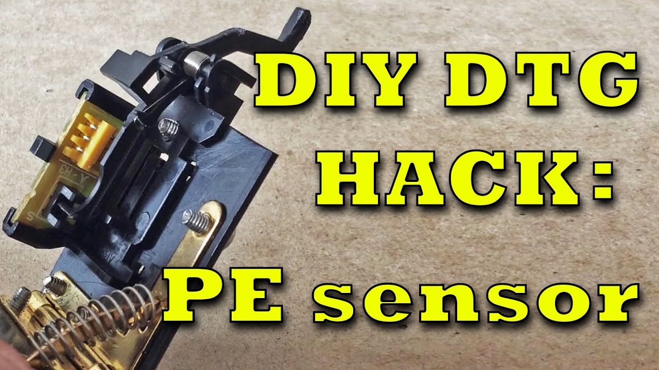 DIY DTG hack - PE sensor