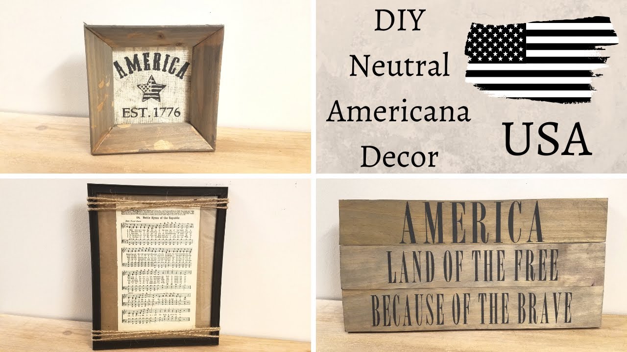 DIY NEUTRAL AMERICANA DECOR | PATRIOTIC FARMHOUSE DIYS | SHOP YOUR HOUSE COLLAB