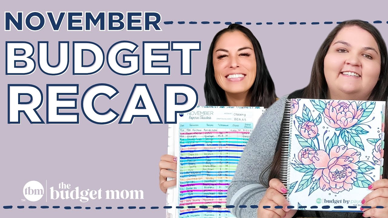 NOVEMBER 2021 BUDGET RECAP | Paycheck Budget + Budget Tips