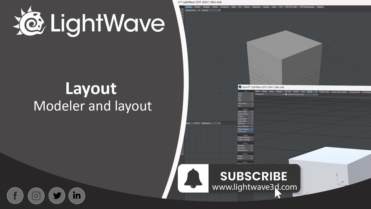 Lightwave 3D 2024 First look at Modeler and Layout