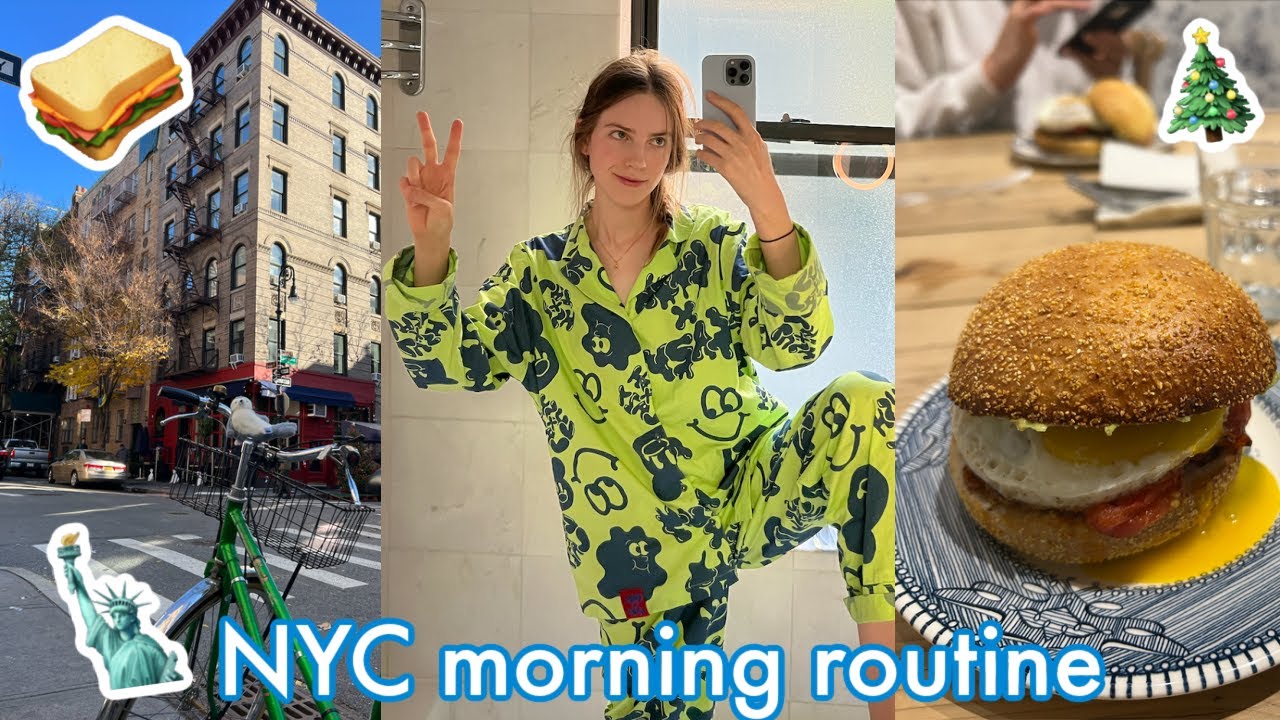 FESTIVE MORNING ROUTINE IN NYC!!!! 🗽🎉🎄