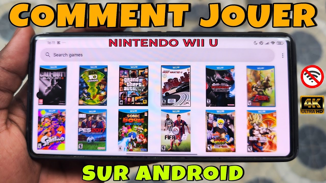 Comment installer & jouer Tous les jeux de la NINTENDO WII U sur Android - CEMU V0.2