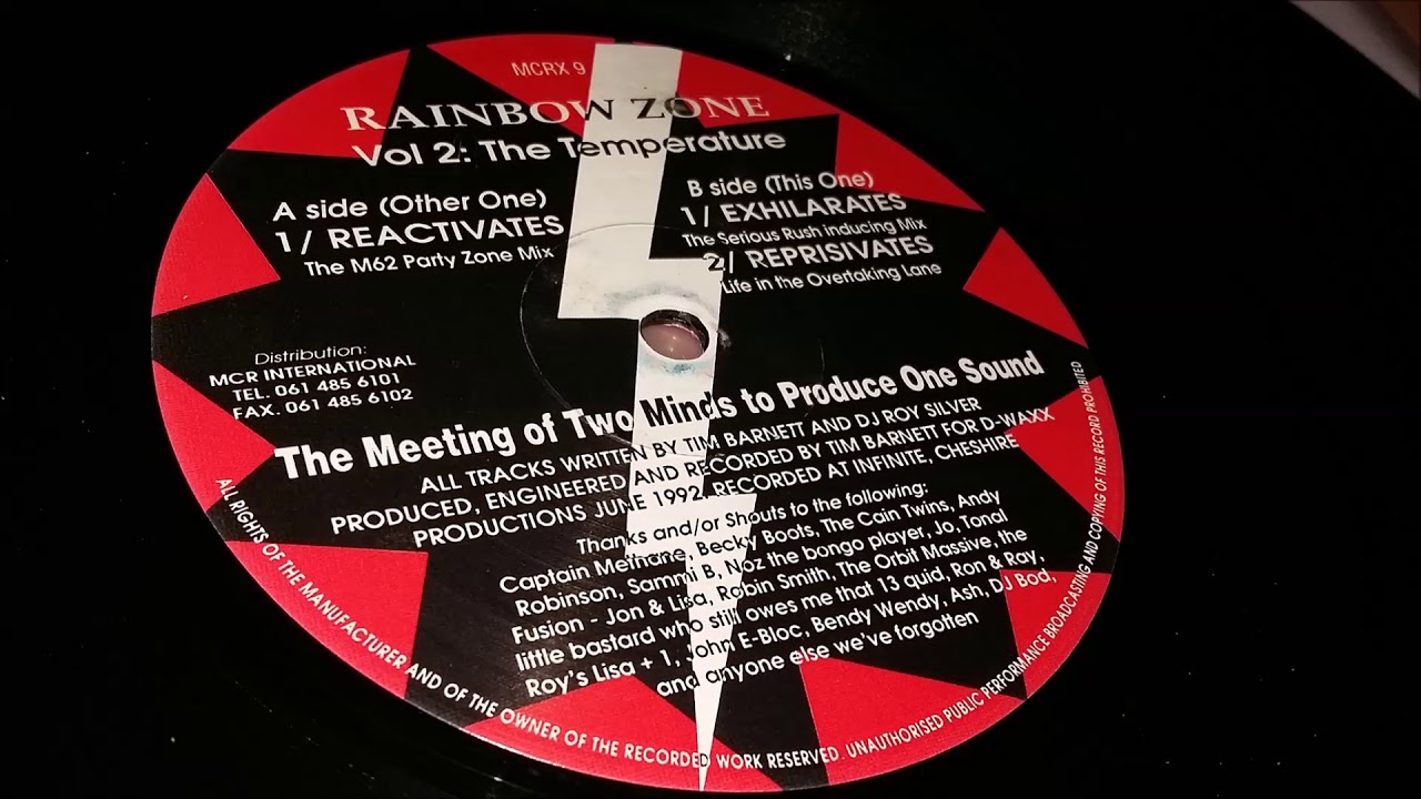 Rainbow Zone - Vol 2: The Temperature - Reprisivates (Life In The Overtaking Lane)