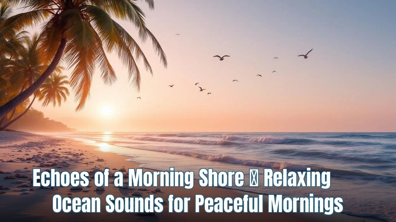 Echoes of a Morning Shore 🌅 Relaxing Ocean Sounds for Peaceful Mornings