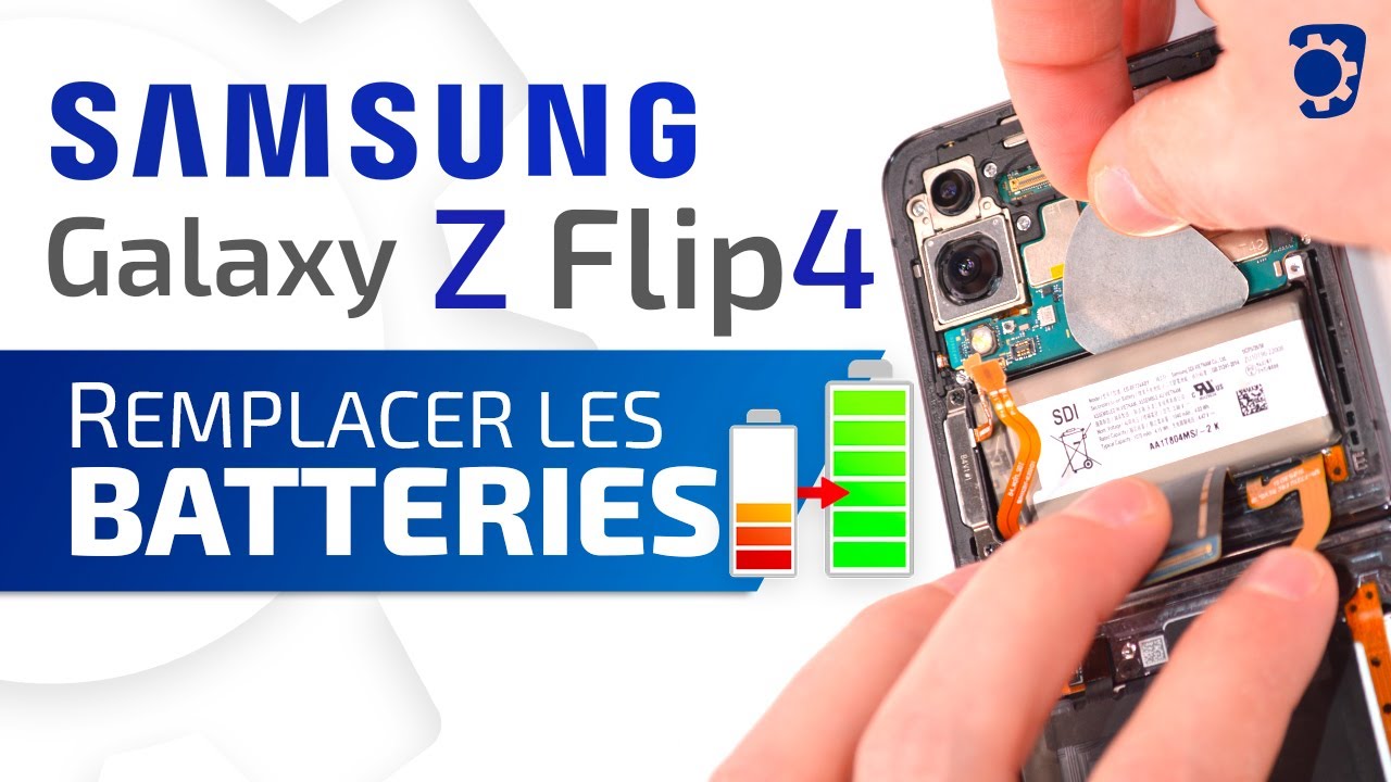 Comment remplacer les 2 batteries du Samsung Galaxy Z Flip 4 ? Tuto Brico-phone