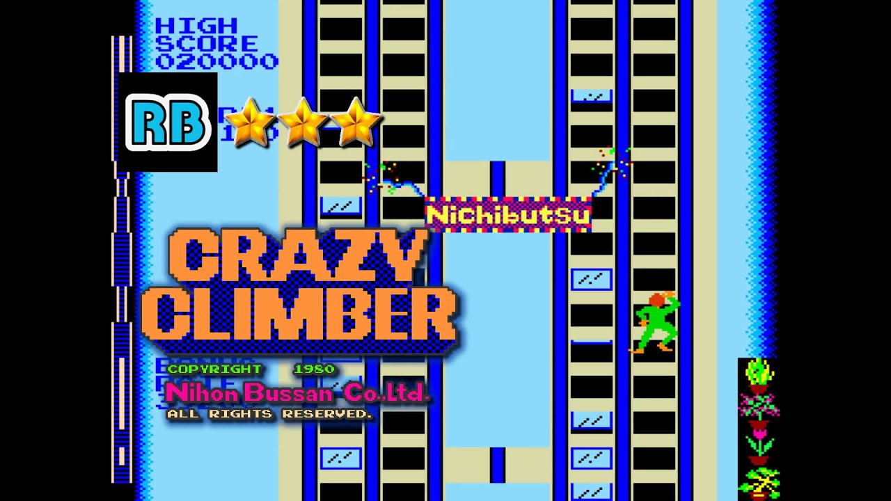 1980 [60fps] Crazy Climber 611600pts