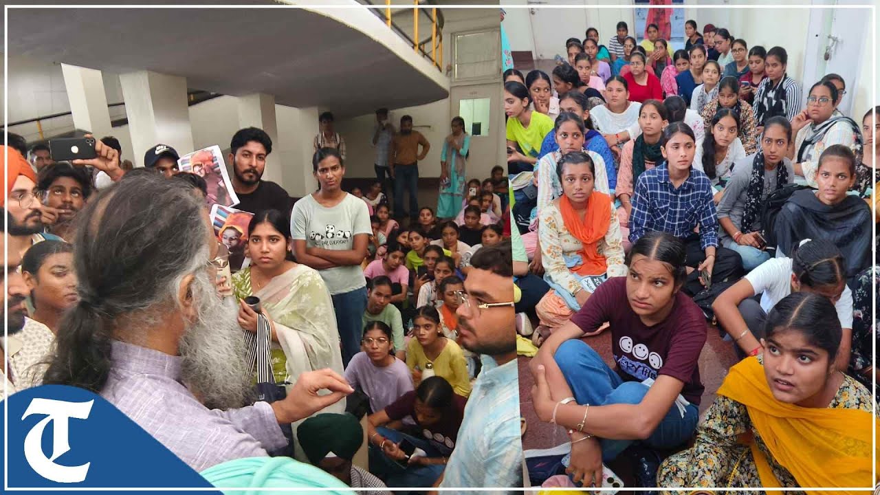 Students at Patiala's Punjabi University protest after girl student's mysterious death
