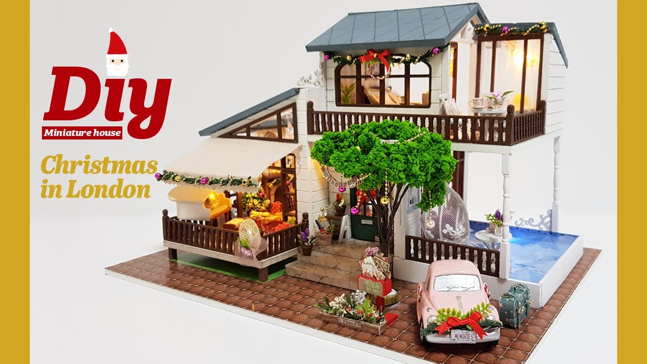 DIY Miniature Dollhouse Kitㅣchristmas in Londonㅣ크리스마스 인 런던ㅣ미니어처하우스ㅣ박소소(soso miniature)