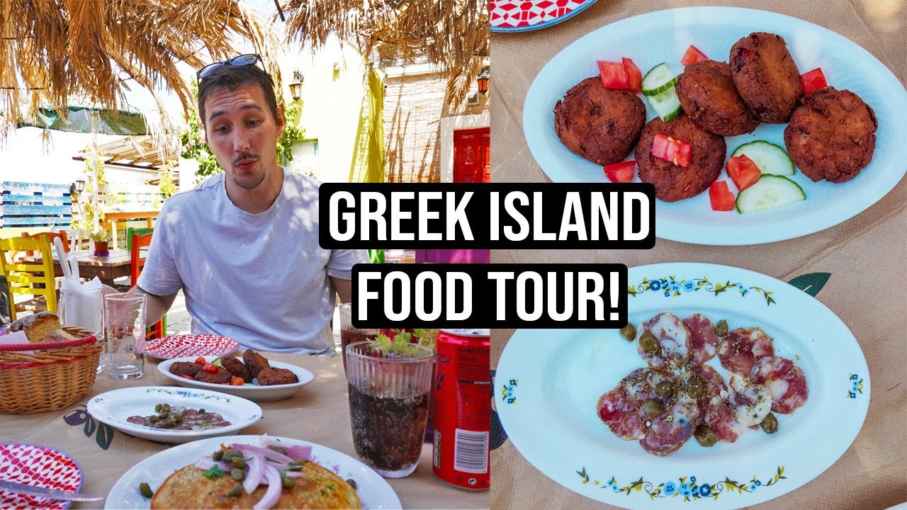We found some AMAZING food on this Greek Island (Can you even eat rooster?)