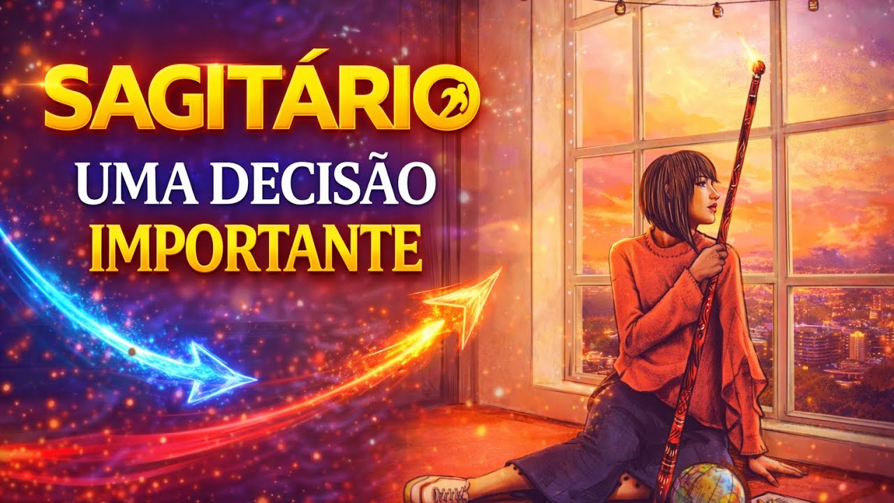 ♐ Sagitário: Uma decisão importante pode mudar o rumo da sua vida