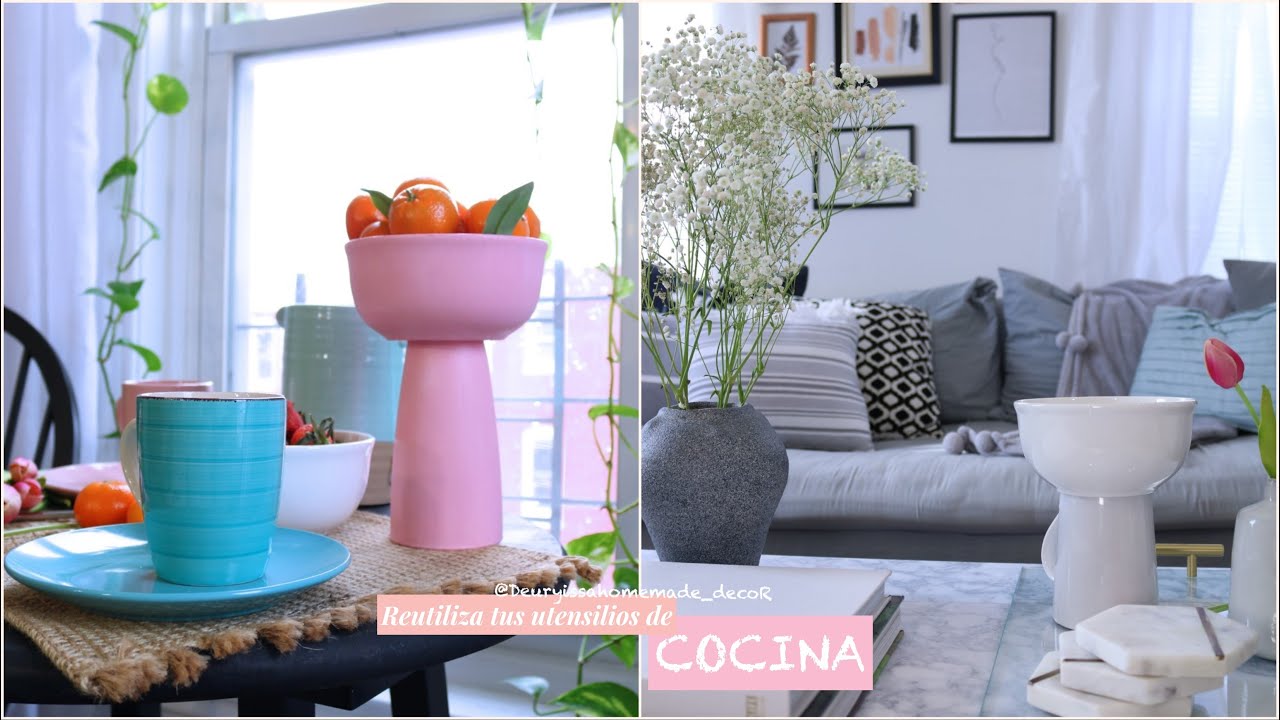 5 fabulosas ideas para reutilizar utensilios de cocina y aplicarlos en la decoración | Deuryissa ♥
