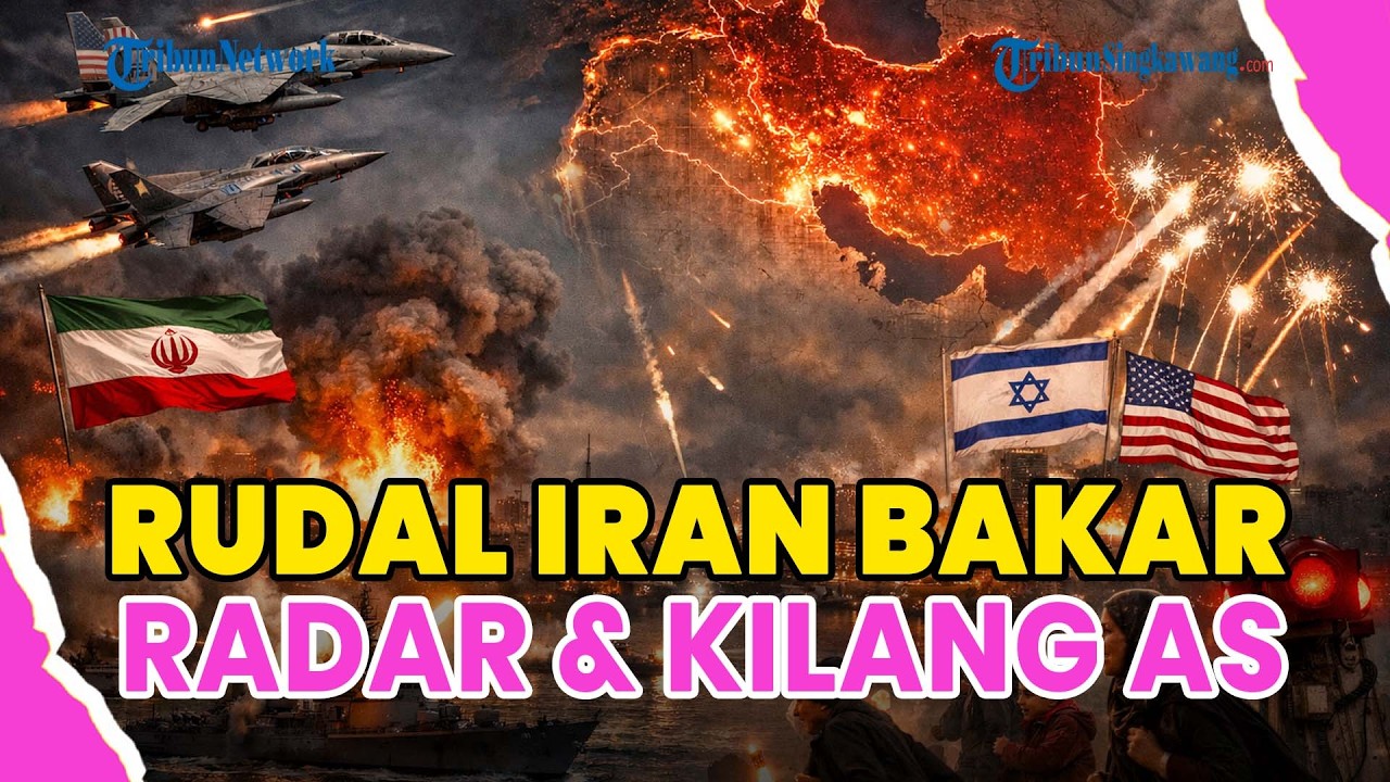 ®️🔴 UPDATE❗RUDAL IRAN HANTAM PULUHAN RADAR PERTAHANAN AMERIKA, KILANG MINYAK TERBESAR AS MEMBARA