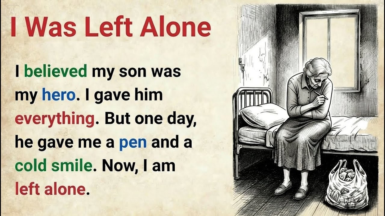Learn English Through Story Level 3 _ Graded Reader _ English Story _  I Was Left Alone