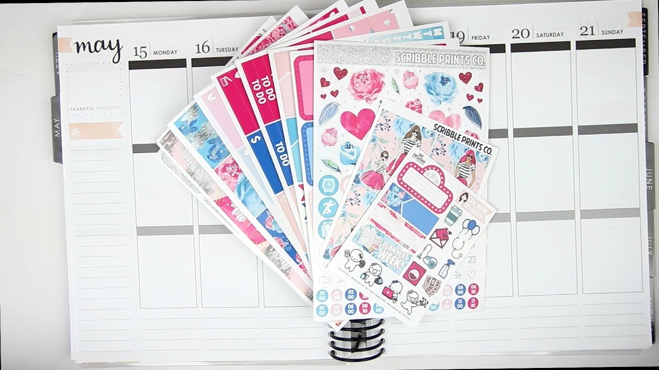 Plan With Me | Mother's Day (ScribblePrintsCo)