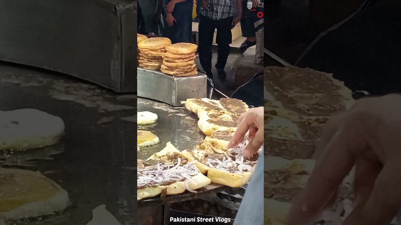 Famous Bun kabab at Kharadar Karachi Pakistan #Shorts || Pakistani Street Vlogs