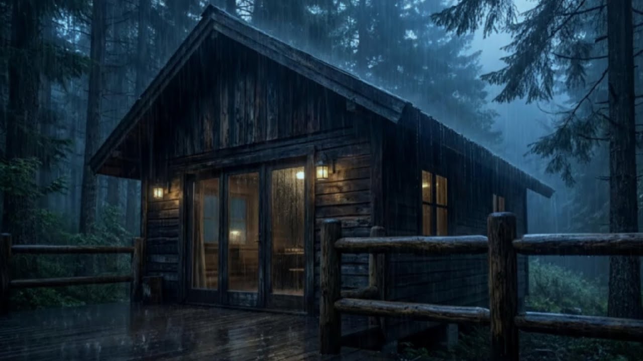 Soothing Forest Rain Sounds  Sleep Deeply & Calm Your Mind