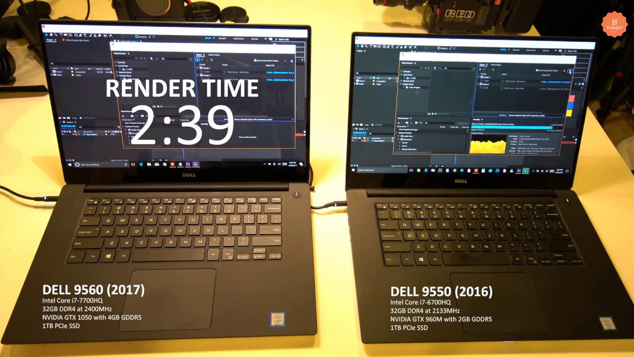 Dell XPS 15 9560 vs 9550