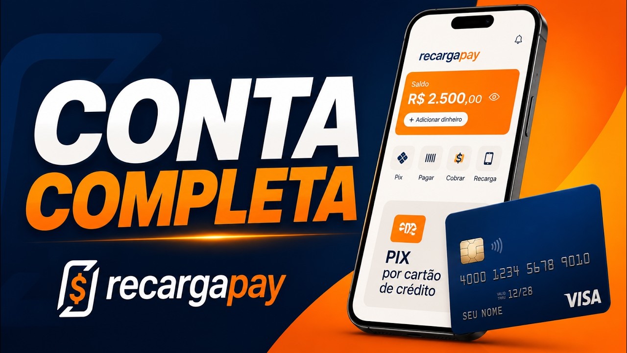 RECARGAPAY: VEJA COMO USAR PIX COM LIMITE DO CART&Atilde;O DE CR&Eacute;DITO!
