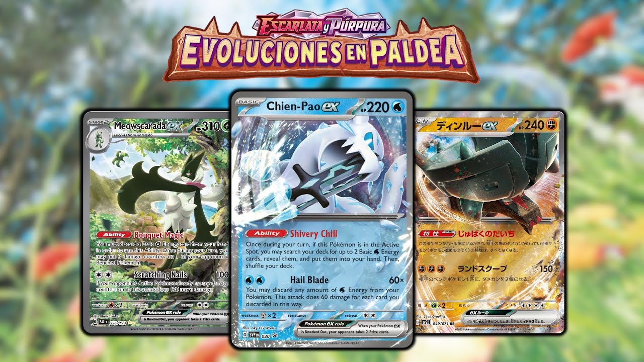 LOS MEJORES MAZOS DE PALDEA EVOLVED/EVOLUCIONES DE PALDEA